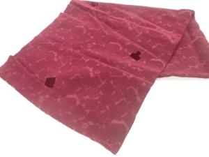 切りビロード花模様ショール